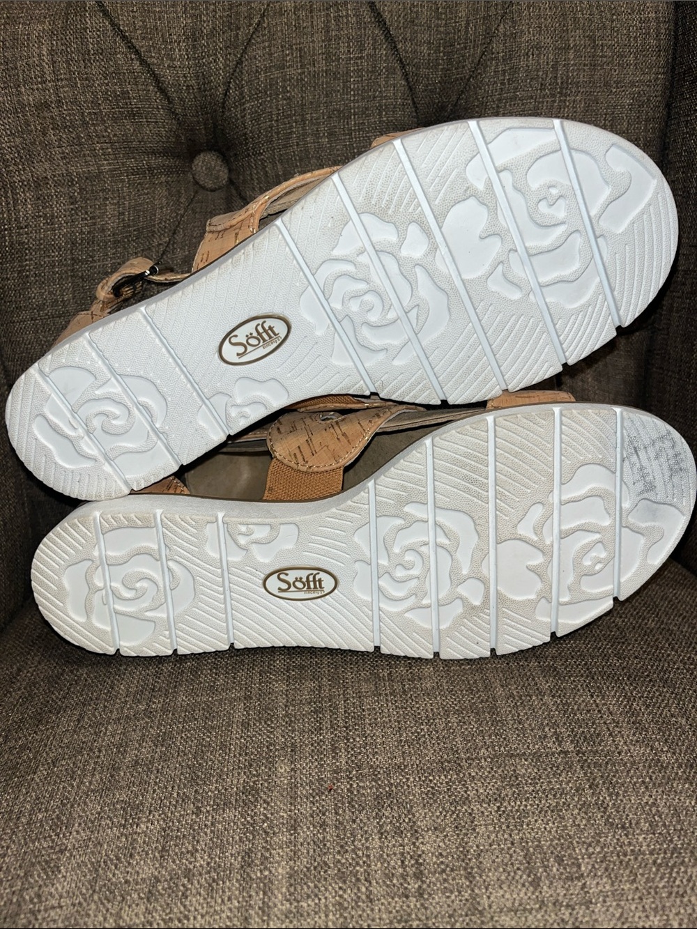 Sofft Marabelle cork leather strap sandals women's size 8.5 - Picture 7 of 9